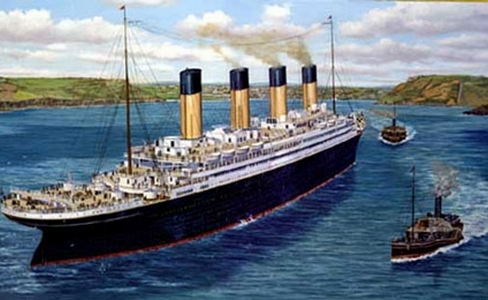 The Titanic at Queenstown
